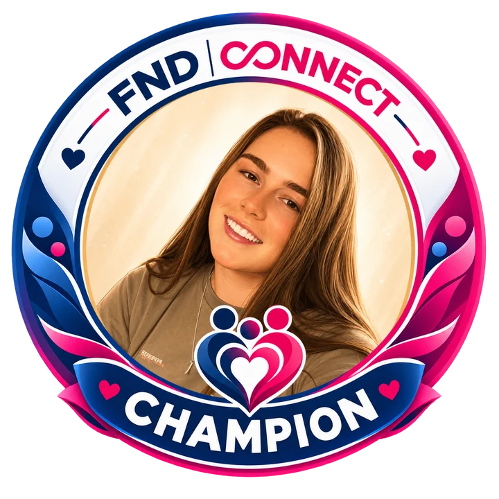 Example profile photo inside the FND Connect Champion ring