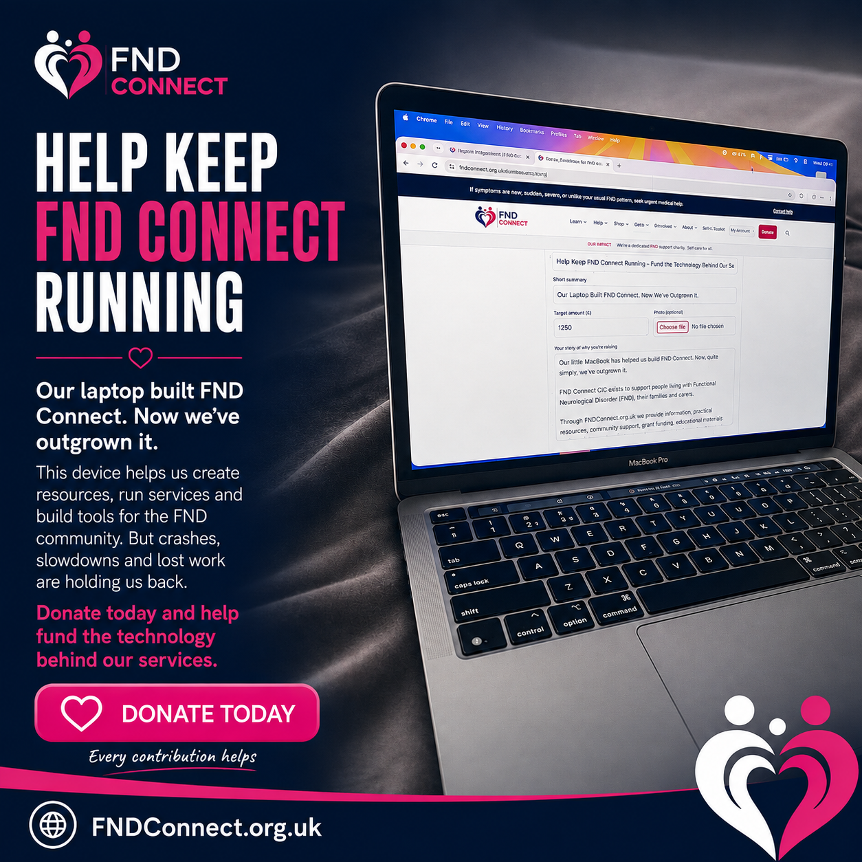 Help Keep FND Connect Running — fundraiser for FND Connect