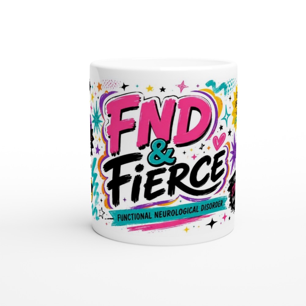 FND & Fierce - White 11oz Ceramic Mug
