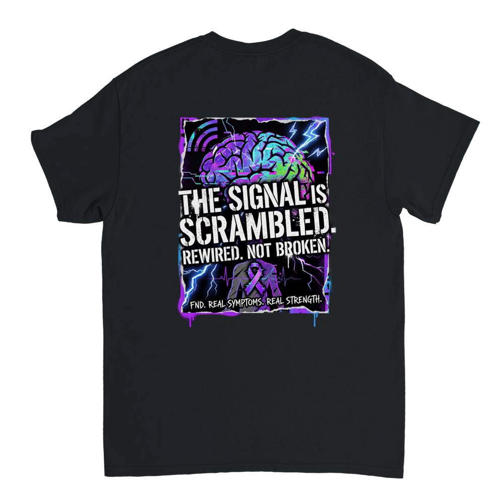FND Signal is Scrambled Unisex Crewneck T-shirt