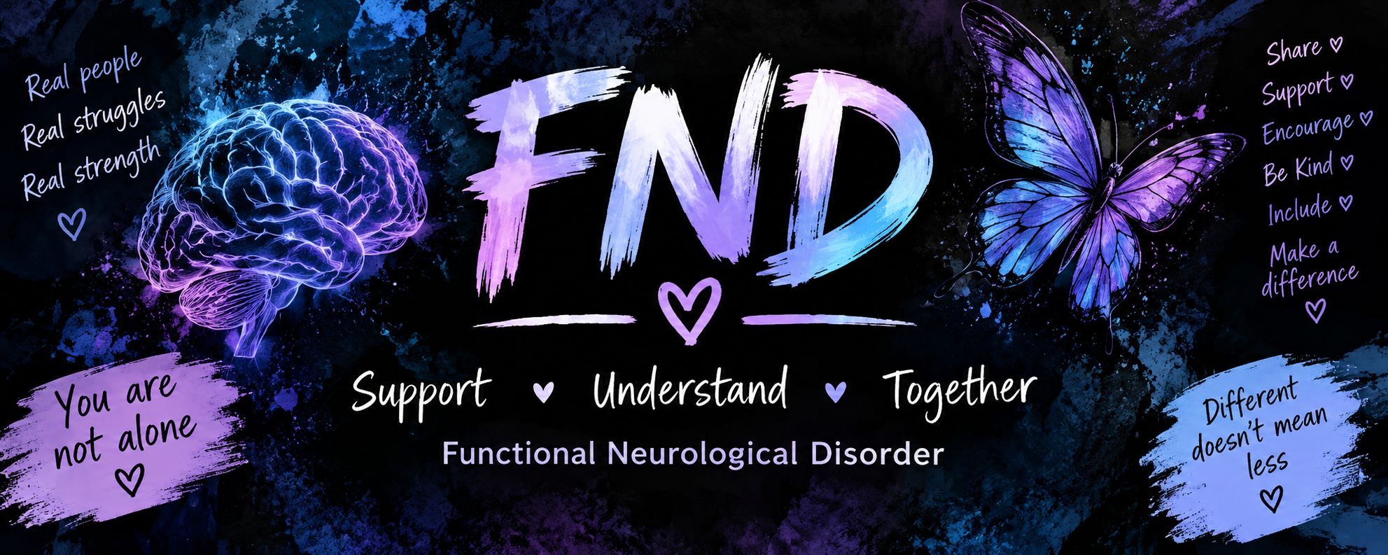 FND Connect Cardigan Support Group poster